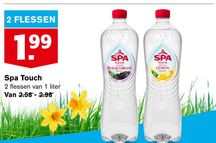 Spa en Fruit   fruitdrank folder aanbieding bij  Hoogvliet - details