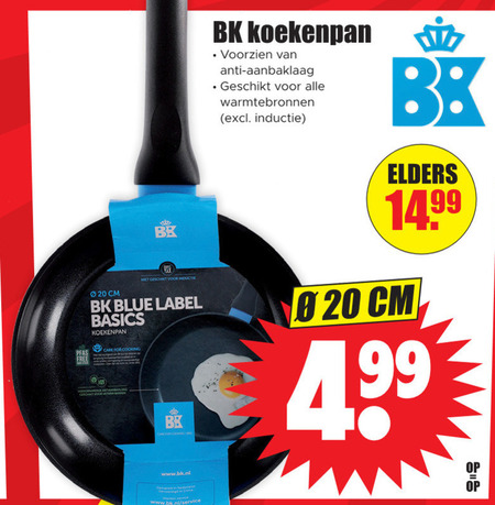 BK   koekenpan folder aanbieding bij  Dirk - details