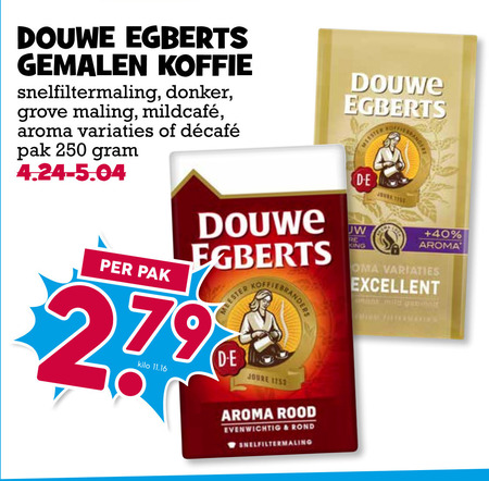 Douwe Egberts   koffie folder aanbieding bij  Boons Markt - details