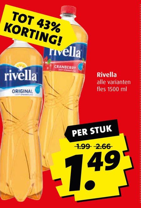 Rivella   frisdrank folder aanbieding bij  Boni - details