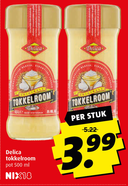 Delica   tokkelroom folder aanbieding bij  Boni - details