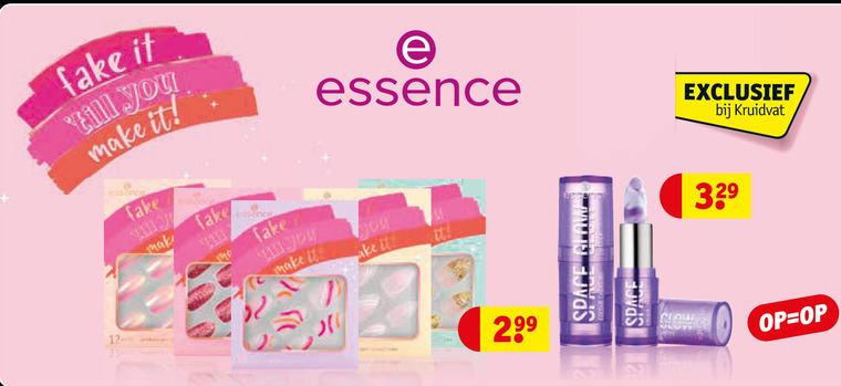 Essence   cosmetica folder aanbieding bij  Kruidvat - details