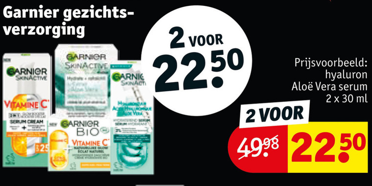 Garnier Skin Active   gezichtsverzorging folder aanbieding bij  Kruidvat - details