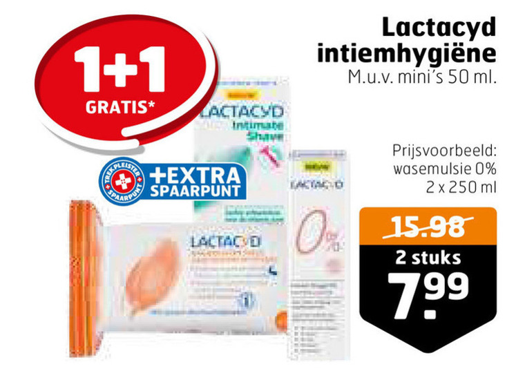 Lactacyd   dameshygiene folder aanbieding bij  Trekpleister - details