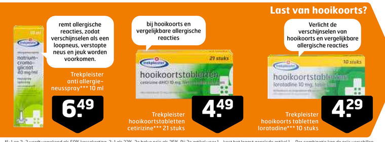 Trekpleister Huismerk   huisapotheek, neusspray folder aanbieding bij  Trekpleister - details