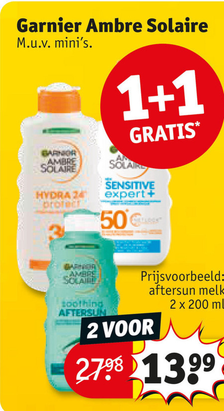 Ambre Solaire   zonnebrandolie, aftersun folder aanbieding bij  Kruidvat - details