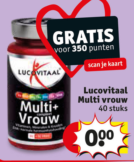 Lucovitaal   voedingssupplement folder aanbieding bij  Kruidvat - details