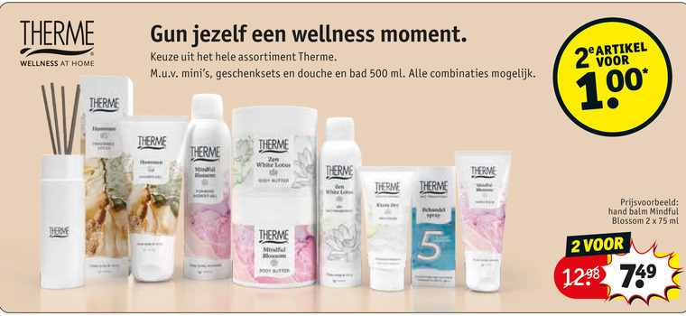 Therme   deodorant, douchegel folder aanbieding bij  Kruidvat - details