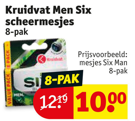 Kruidvat Huismerk   scheermesjes folder aanbieding bij  Kruidvat - details