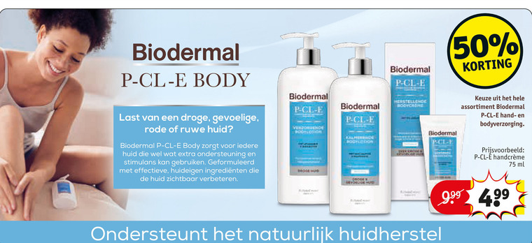 Biodermal   bodylotion folder aanbieding bij  Kruidvat - details