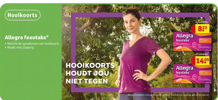 Allegra   huisapotheek folder aanbieding bij  Kruidvat - details