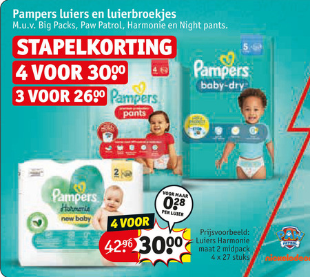 adviseren Misbruik Perth Pampers luierbroekjes, luiers folder aanbieding bij Kruidvat - details