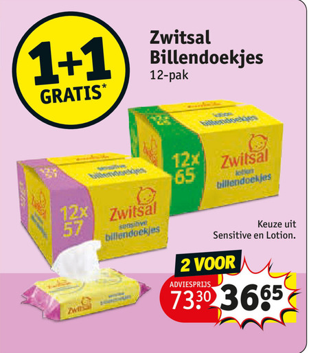 Indrukwekkend Madison verlies Zwitsal billendoekjes folder aanbieding bij Kruidvat - details