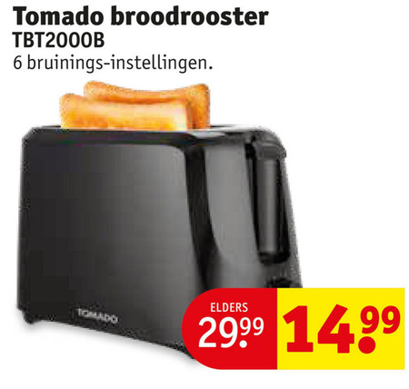 Tomado   broodrooster folder aanbieding bij  Kruidvat - details