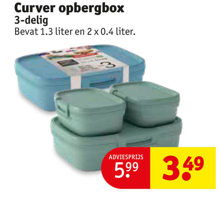 Curver   opbergdoos folder aanbieding bij  Kruidvat - details