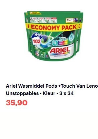 Ariel   wasmiddel folder aanbieding bij  Bol.com - details