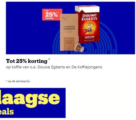 Douwe Egberts   koffie folder aanbieding bij  Bol.com - details