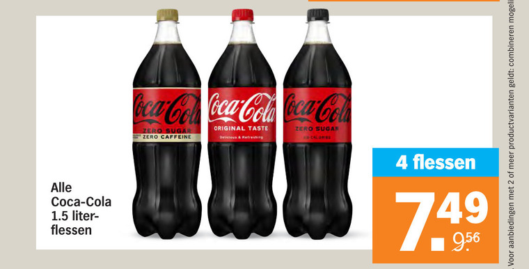 Coca-Cola   cola folder aanbieding bij  Albert&nbsp;Heijn - details