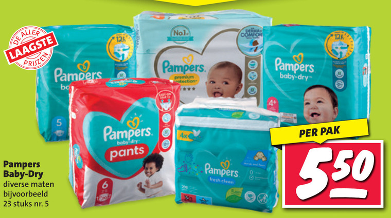 Pampers luierbroekjes, aanbieding bij Nettorama - details