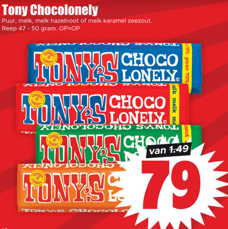Tony Chocolony   chocolade folder aanbieding bij  Dirk - details