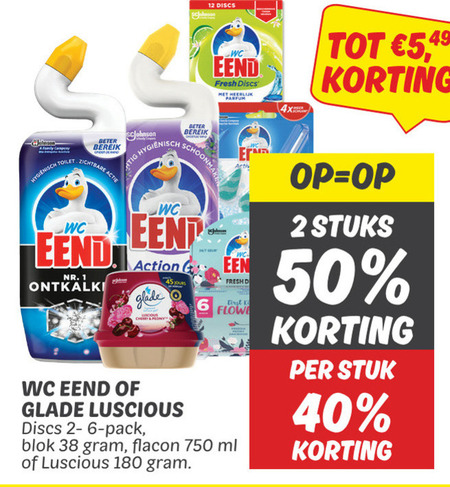 WC Eend   toiletreiniger, toiletblok folder aanbieding bij  Dekamarkt - details