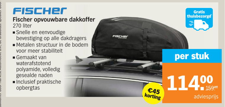 Stam vandaag Renaissance dakkoffer folder aanbieding bij Albert Heijn - details