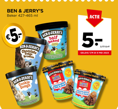 Ben and Jerrys   ijsspecialiteit folder aanbieding bij  Jumbo - details