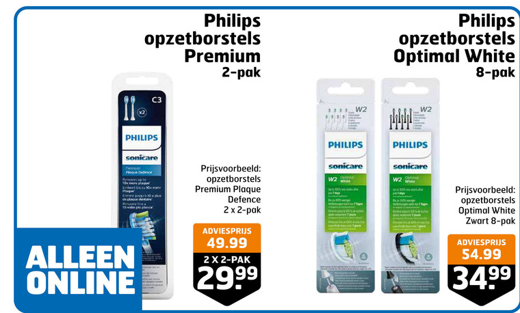 Premedicatie vervormen knecht Philips opzetborstel folder aanbieding bij Trekpleister - details