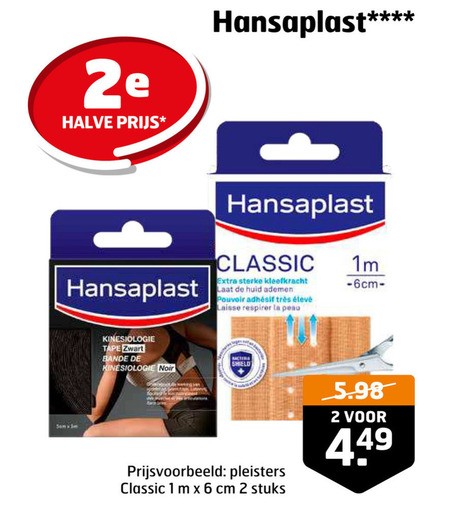 Hansaplast   pleister folder aanbieding bij  Trekpleister - details