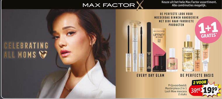 Max Factor   mascara folder aanbieding bij  Kruidvat - details