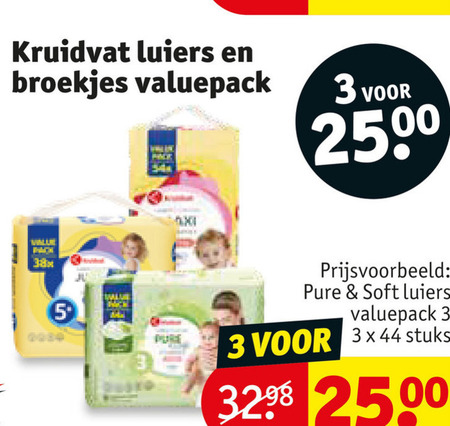 Kruidvat Huismerk   luiers, luierbroekjes folder aanbieding bij  Kruidvat - details