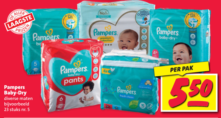 Pampers luierbroekjes, aanbieding bij Nettorama - details