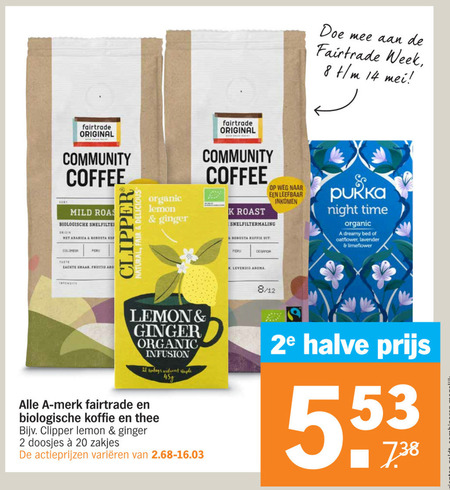 Australian   koffiecups, koffie folder aanbieding bij  Albert Heijn - details