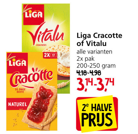 Liga   crackers folder aanbieding bij  Jan Linders - details