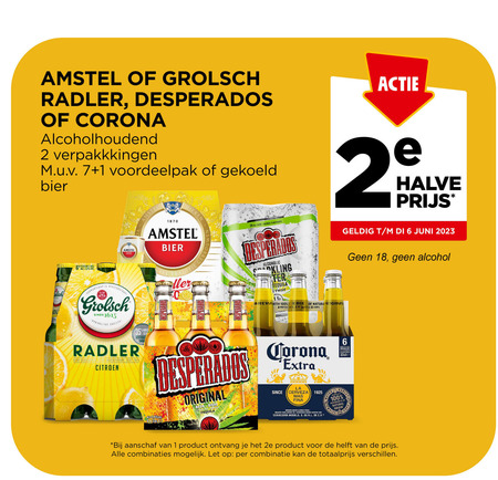 Amstel   speciaalbier, radler bier folder aanbieding bij  Jumbo - details