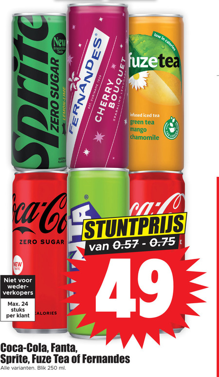 Coca-Cola   ice tea, frisdrank folder aanbieding bij  Dirk - details