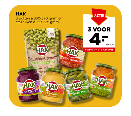 aanbieding hak