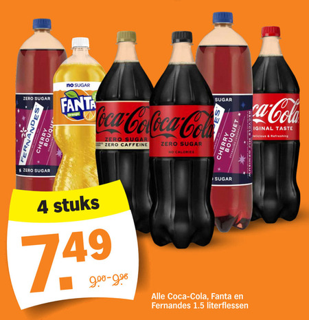 Fernandes   frisdrank, cola folder aanbieding bij  Albert Heijn - details