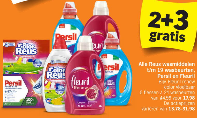 Witte Reus   wasmiddel folder aanbieding bij  Albert Heijn - details