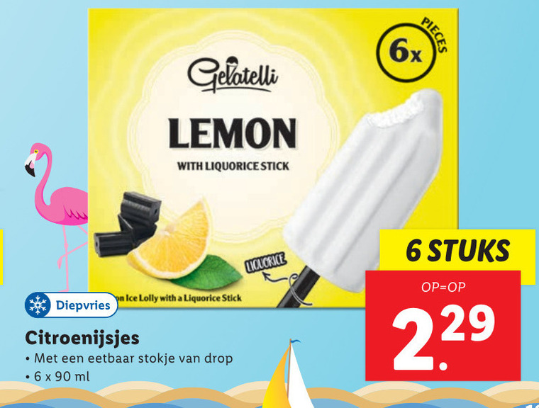 ijslollies folder aanbieding bij Lidl details