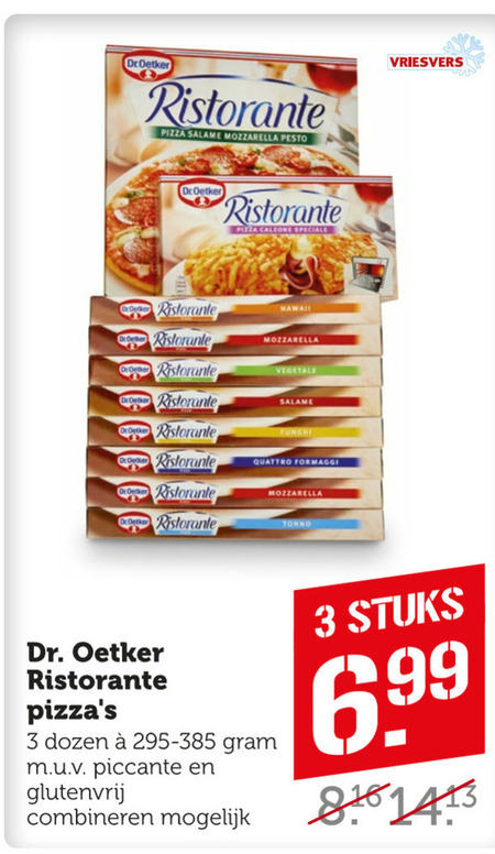 Dr Oetker   diepvriespizza folder aanbieding bij  Coop - details