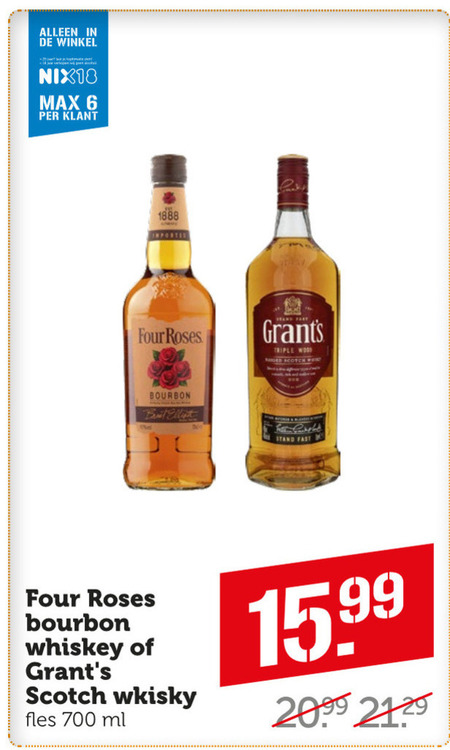 Grants   whisky, bourbon folder aanbieding bij  Coop - details