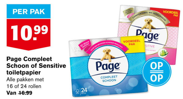 Page   toiletpapier folder aanbieding bij  Hoogvliet - details