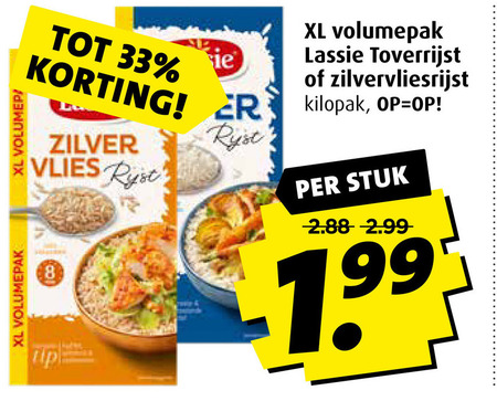 Lassie rijst folder aanbieding bij Boni - details