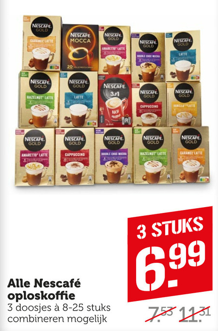 Nescafe   oploskoffie folder aanbieding bij  Coop - details