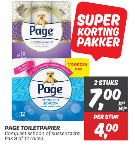 Page   toiletpapier folder aanbieding bij  Dekamarkt - details