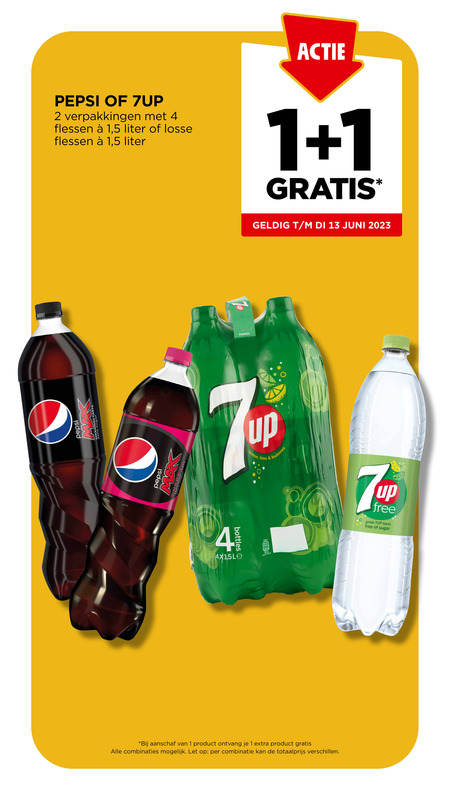 Pepsi   cola, frisdrank folder aanbieding bij  Jumbo - details