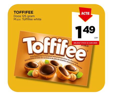 Toffifee   chocolade folder aanbieding bij  Jumbo - details