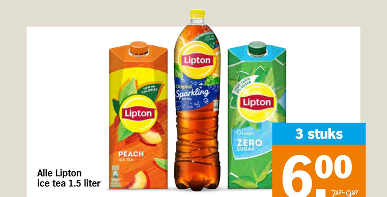 Lipton   ice tea folder aanbieding bij  Albert Heijn - details