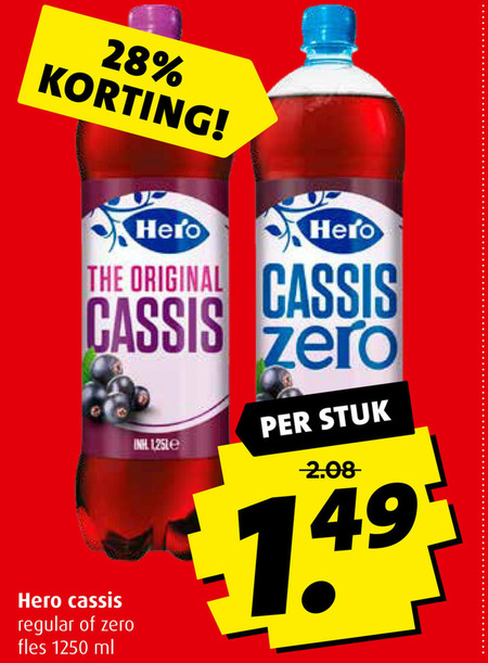 Hero   frisdrank folder aanbieding bij  Boni - details